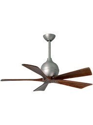Irene 42inch 5-Blade Ceiling Fan with Solid Wood Blades.